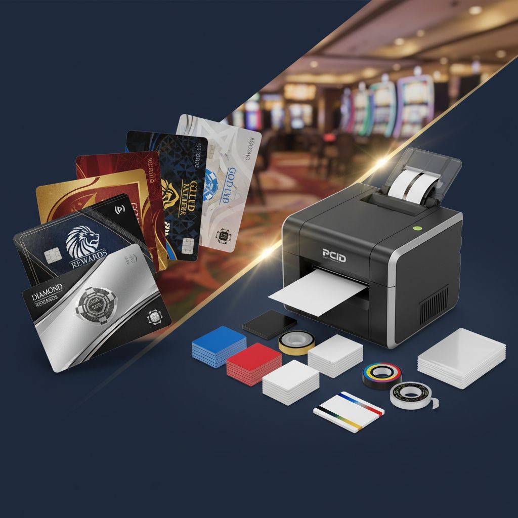 Card Printers and Supplies for On-Site Casino Use