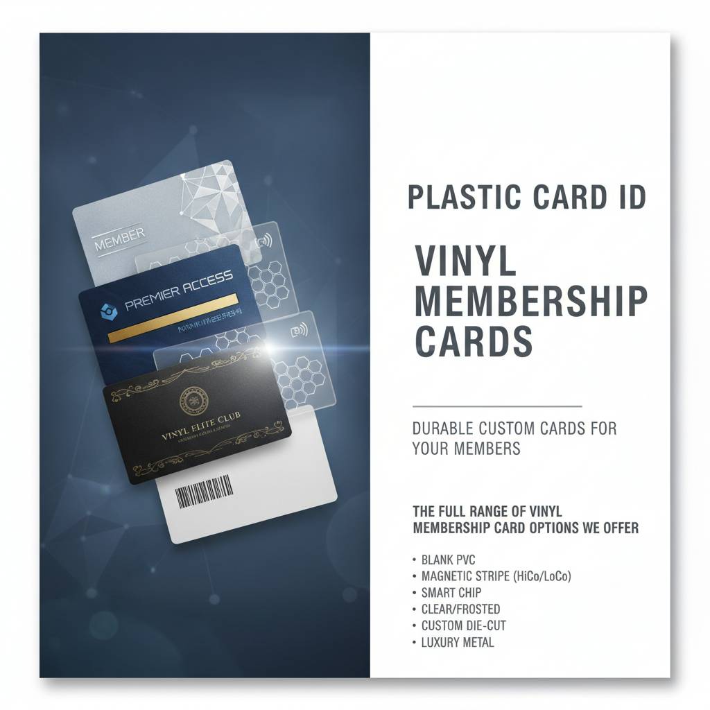 The Full Range of Vinyl Membership Card Options We Offer