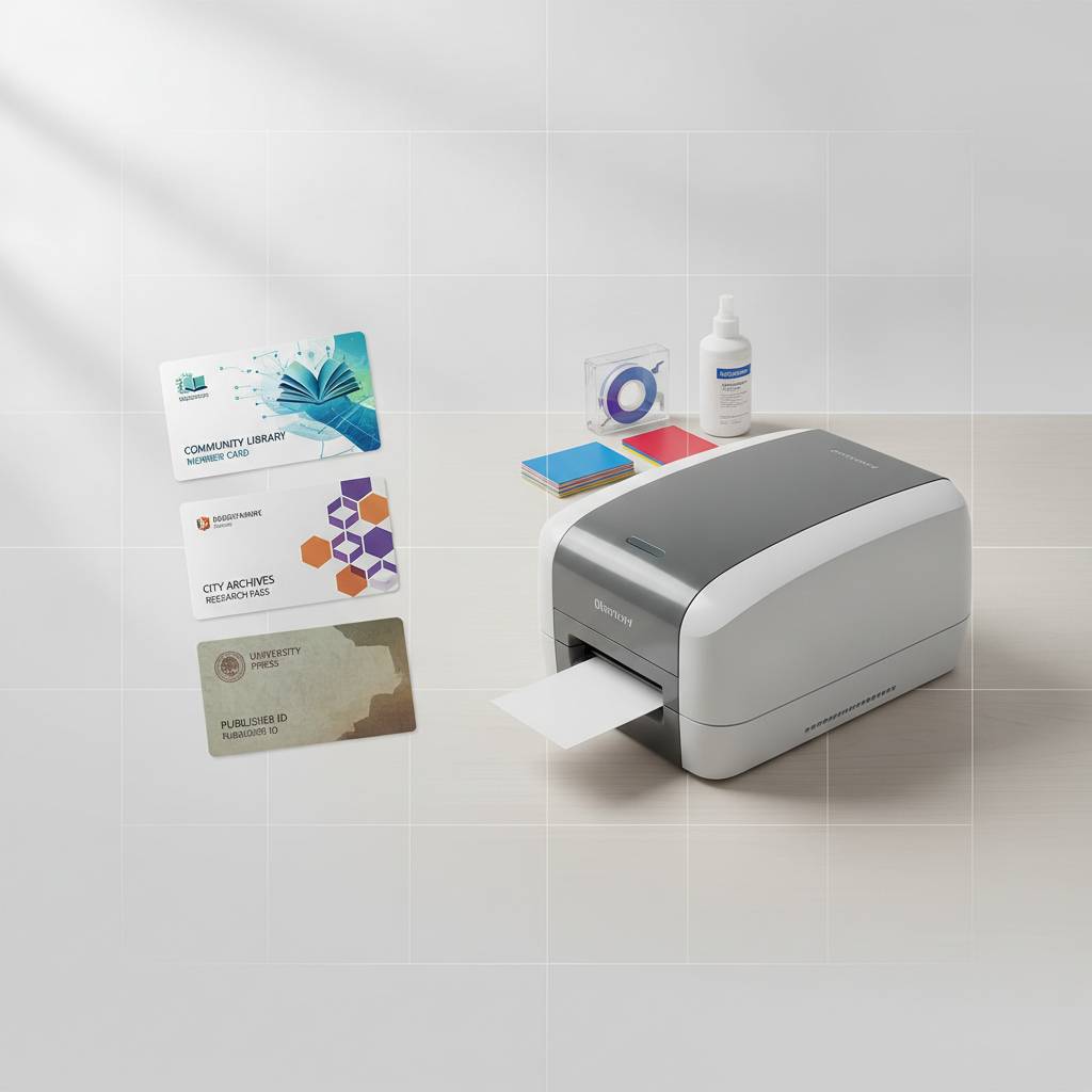 Card Printers and Supplies for In-House Library Card Printing