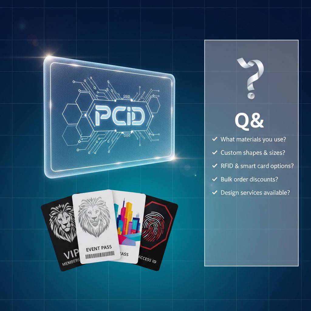 Frequently Asked Questions About Our Plastic Card Services